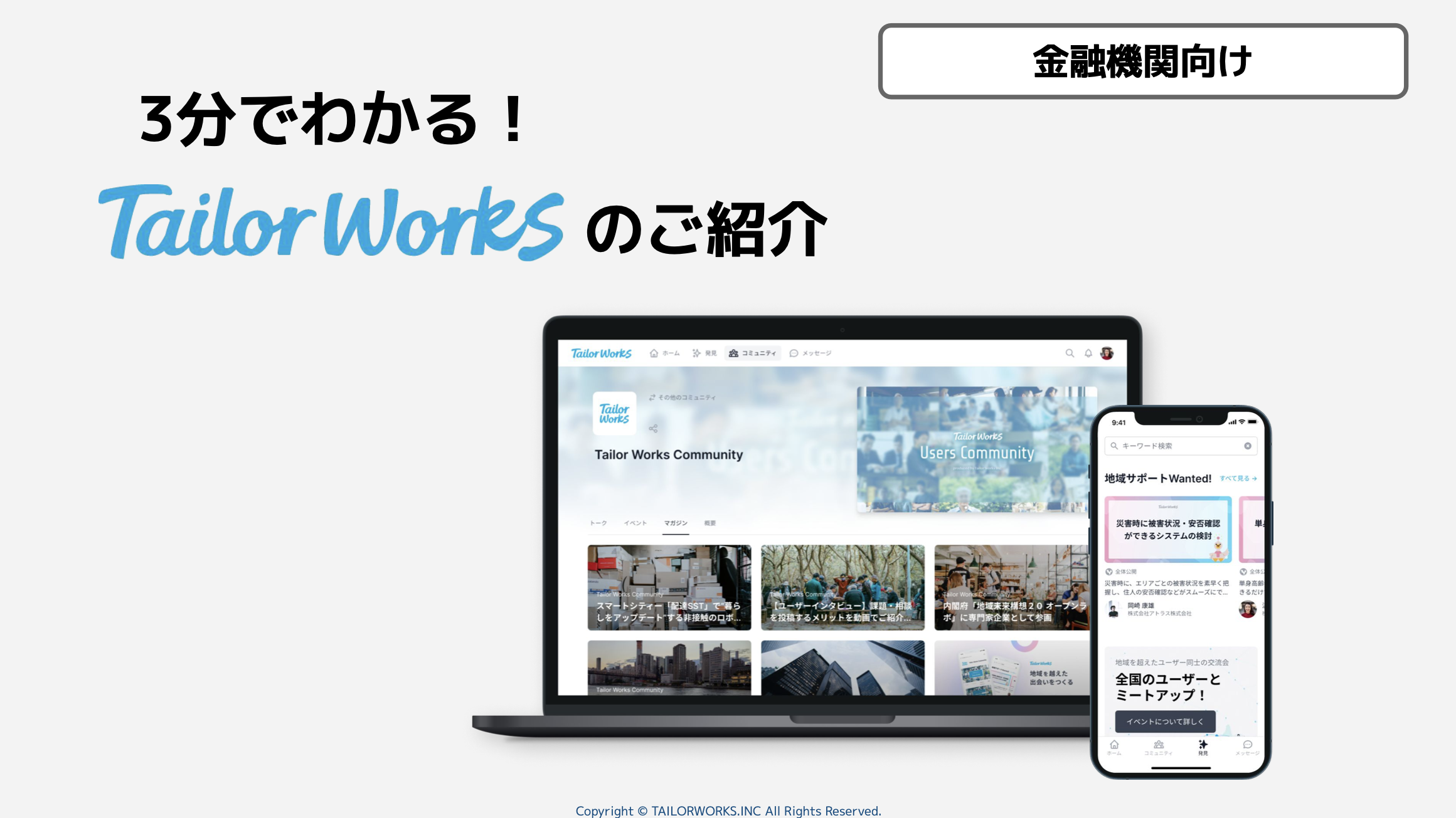 【金融機関向け】Tailor Works活用資料